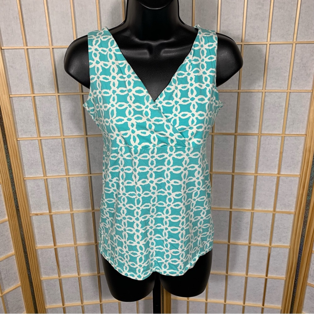 Merona Soft & Stretchy Aqua Sleeveless Top